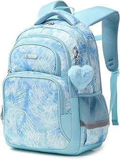 Cusangel Backpack for Girls Boys School Bookbags Kindergarten Elementary Lightweight Waterproof Multifunctional Large Capacity for kids(17 inch Fun Prints)