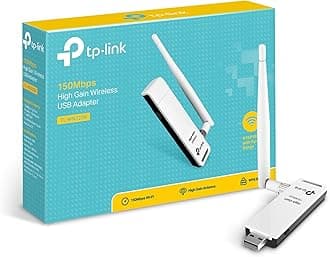 TL-WN722N 150 Mbps High Gain Wireless USB Adapter - White(Version: 2.0)