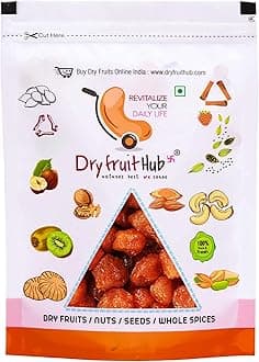 Dry Fruit Hub Aloo Bhukara 1Kg | Seeded Dried Plums | Natural, Sweet & Tangy Sun-Dried Fruit | Ready to Eat | Alubhukara Dried Fruit
