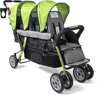 Foundations Twin 3 Seater Stroller in Tandem