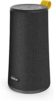 UBOOM Bluetooth Speaker, [24W Stereo Sound] Boom Bass, 360° Surround Sound, Sweatshield™ IPX7 Waterproof, Indoor & Outdoor Modes, Dual Pairing, 24Hrs, Portable Wireless Speaker for iPhone etc