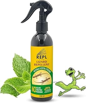 Repl Lizard Repellent Spray (250ML * 3) For Home | 100% Natural Pest Control | Made Of Peppermint & Eucalyptus Oil | Lizard Spray | Permanent Solution For Lizards | Not Lizard Killer| PK Of 3