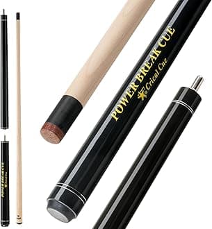 Break Jump Pool Cue 3 Piece Jump/Break Cue Stick 13.5mm Tip Canadian Maple Shaft Billiard Sticks