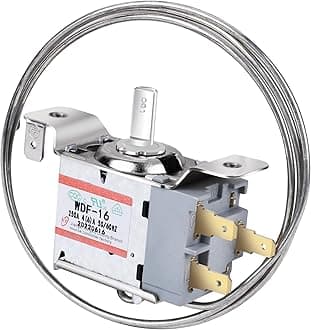 Mini Fridge Thermostat, 3 Pin WDF-16 Universal Freezer Refrigerator Thermostat Controller Compatible with WDF-18, WDF-20(250V Replaceable 110V 4(6) A 50/60Hz,Obtained Three Quality certifications