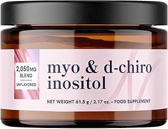 Inositol Powder | Menstrual Cycle Regularity & Ovarian Health Support | Myo-Inositol & D-Chiro for Hormone Balance for Women | Myo Inositol D Chiro Inositol Supplement | 30 Servings, 2.17 oz.
