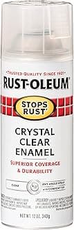 Rust-Oleum 7701830 Stops Rust Protective Clear Enamel Spray Paint (Gloss Crystal Clear, 340 Grams)