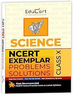 Educart NCERT Exemplar Class 10 Science 2026 Problems Solutions (For 2026-27 Board Exam)