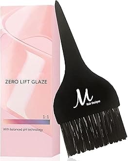 Shinefinity Zero Lift Glaze 00/89 Blue Demi-Permanent Hair Color 2 Ounce and M Hair Designs Tint Brush (Bundle)