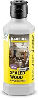 Kärcher Floor Cleaner Concentrate for Sealed Wood Floors - Designed for Karcher Electric Hard Floor Cleaners, FC 3, FC 5 and FC 7 - Streak-Free - 16.9 oz.