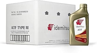 Idemitsu ATF Type M Automatic Transmission Fluid – 1 Quart, Case of 12 | Compatible with Mazda and Ford | Part Number: 30040092-75000C020 | Superior Wear Protection and Performance