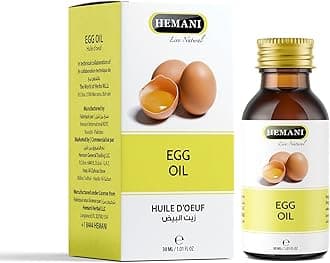 Hemani Egg Yolk Oil 30ml - Rich in Omega-3, Vitamins & Minerals - Natural Moisturizer for Skin, Hair & Nails - Holistic Wellness Support - Non-GMO & Vegan Friendly