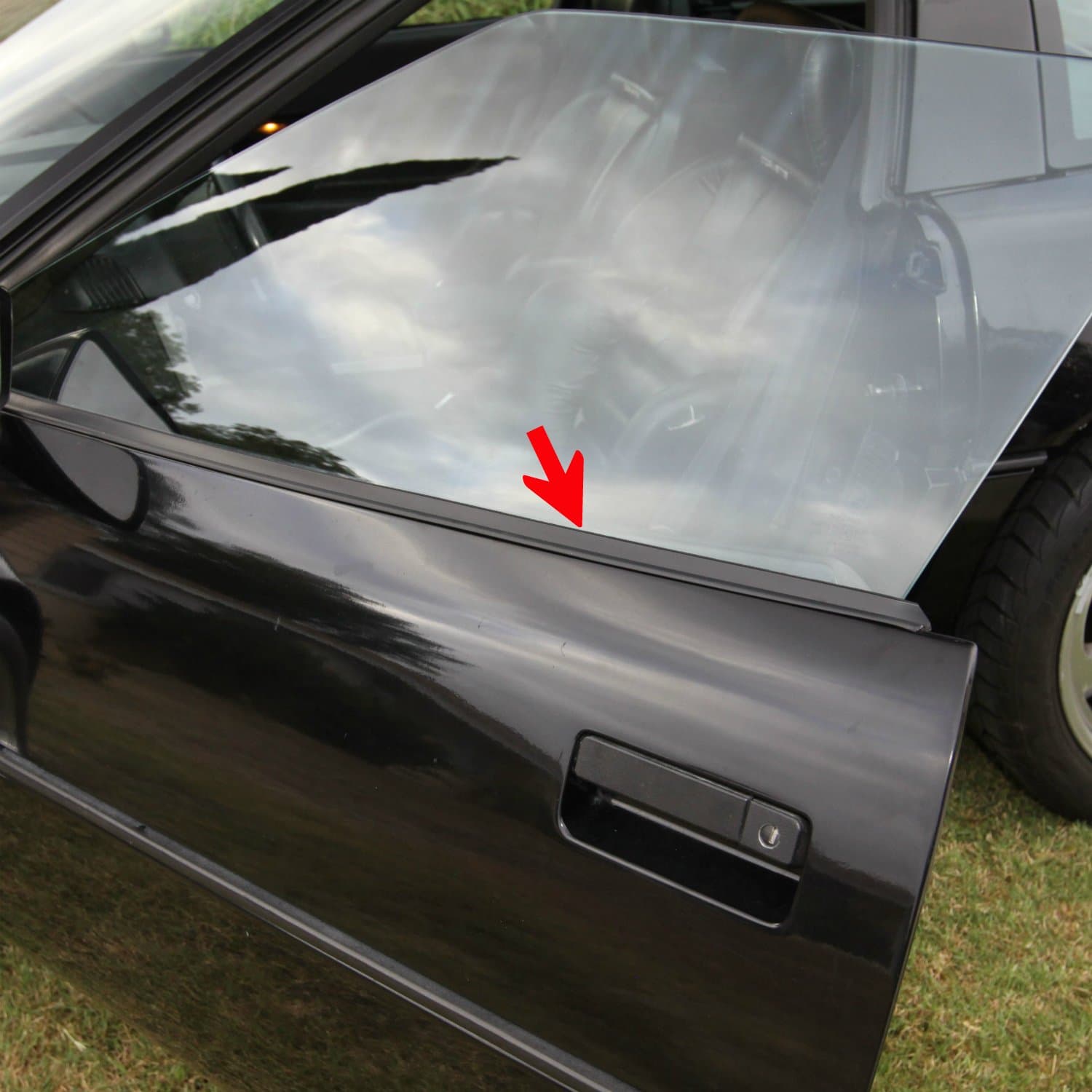 C4 Corvette Lower Outer Window Door Panel Seal Kit Includes Both Sides Fits: All 84 Through 96 Corvettes