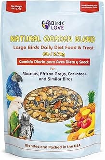 All Natural Garden Blend Bird Food for Parrots 6lb