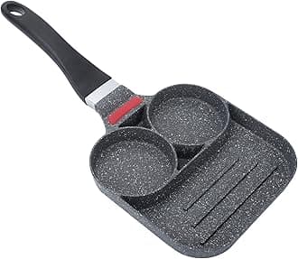 Alvinlite Omelette Frying Pan Pancake Maker Separate Omelette Pan Breakfast Cookware Pan
