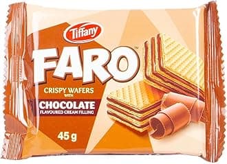 Tiffany Faro Crispy Wafers With Chocolate 45g