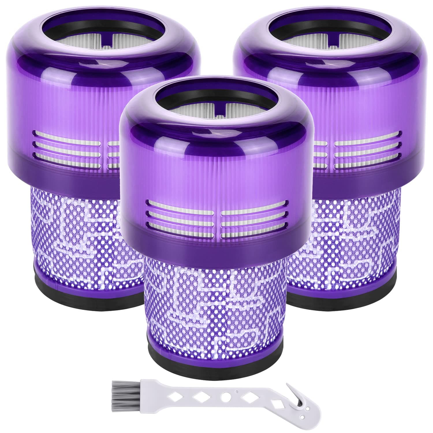 Artraise V11 Filter for Dyson, 3 Pack Replacement Filter For Dyson V11 Absolute/Animal/Torque Drive V15 Detect SV14 Cordless Vacuum Cleaner. Compare to Part # 970013-02…