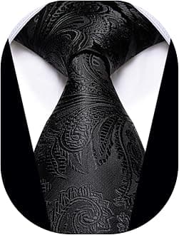 Paisley Men's Necktie Woven Silk Floral Ties for Men Designer Formal Business Party Wedding