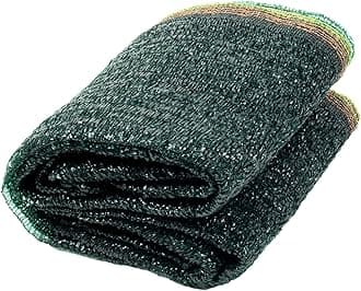 55% 6x8ft Sunblock Shade Cloth Cover Mesh UV Resistant Net for Garden Flower Plant Greenhouse, Dark Green