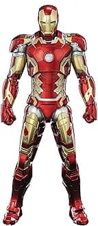 threezero Avengers Infinity Saga: Iron Man MK43 1:12 Scale DLX Collectible Figure