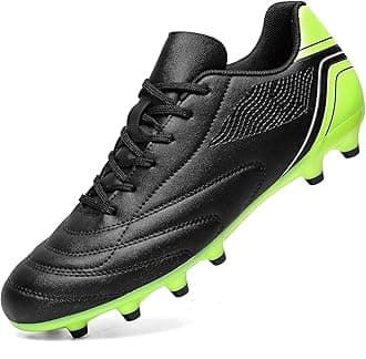- Soccer Shoes Mens Cleats Outdoor Professional Training Turf Football Boots Breathable Athletic Sneaker for AG/FG 6.5 US-11 US