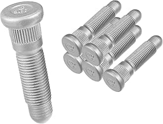 6pcs Long Serrated Wheel Studs M14x1.5 Multi-Purpose Stud 11588810 for Chevrolet Silverado 3500 HD 2007-2010 Silver Tone Item Replacement