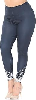 Creamy Soft Premium Women's Leggings Plus Size, High Rise, Stretchy & Breathable, Comfortable Fit - by USA Fashion™