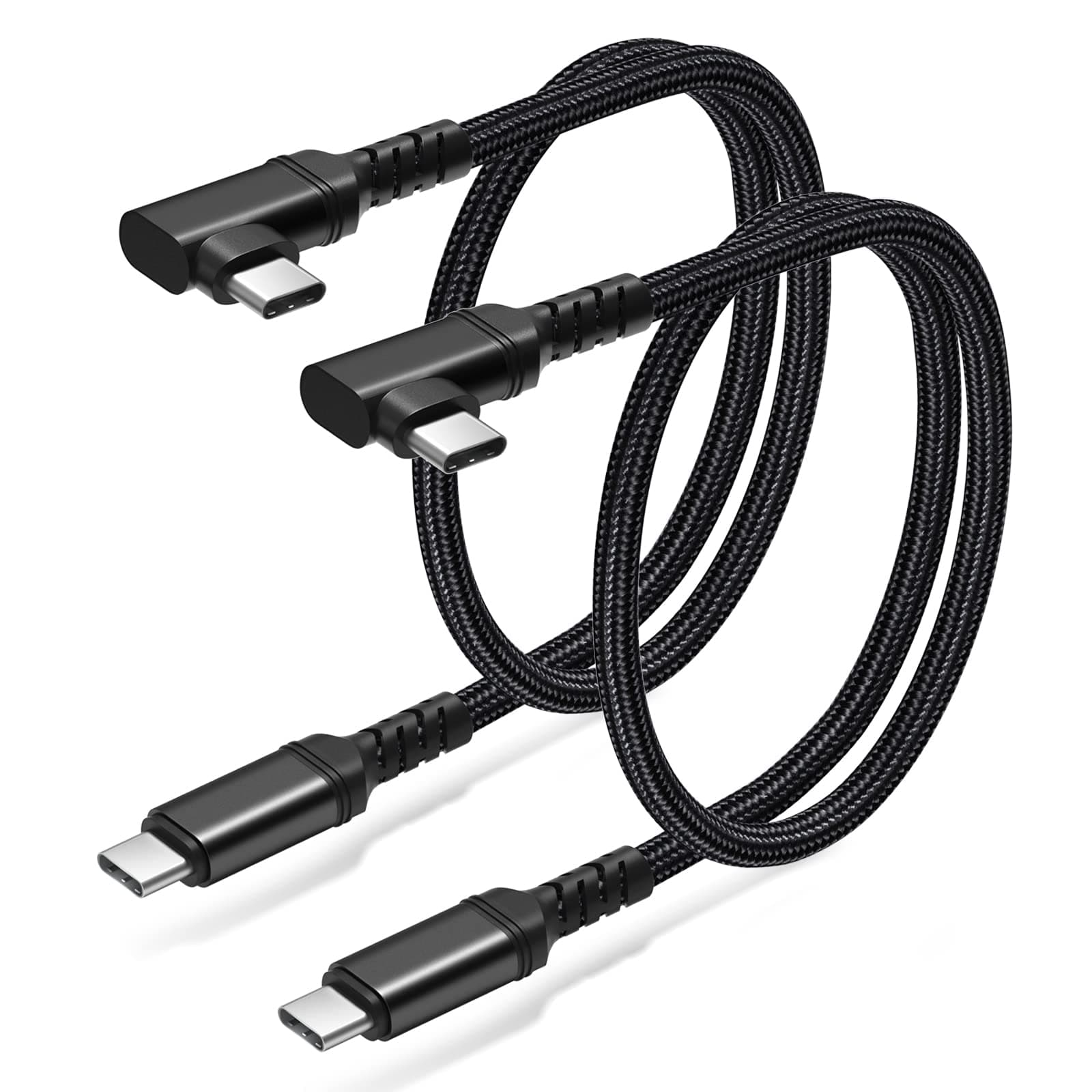 20Gbps Right Angle USB C to USB C Cable