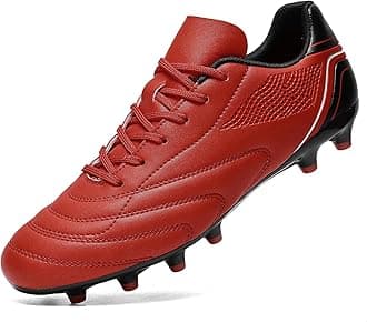 Soccer Shoes Mens Cleats Outdoor Professional Training Turf Football Boots Breathable Athletic Sneaker for AG/FG 6.5 US-11 US