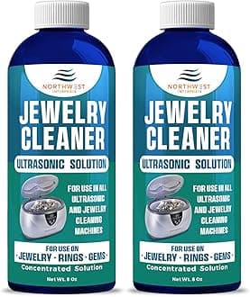 UltraSonic Cleaner Solution-The Jewelry Cleaner,Eyeglass Cleaner,Ring Cleaner. for Gold Jewelry,Silver Jewelry,Platinum Jewelry,Diamonds, Non-Porous Precious and semi-Precious Jewelry. (2)