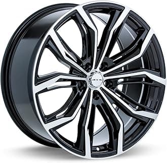 Alloy Wheel, Black Widow 17x7.5 5x114.3 ET42 CB73.1 Black Machined