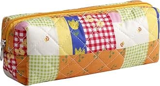 Pencil Case Pen Case Office College School Storage Bag Pouch Holder Box Organizer Makeup Pouch Cosmetic Bag Aesthetic Cute Pencil Case for Girls Boys Kids (I)