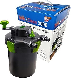 Turn2Clean Pond Filter (3000 Ltr Pond 11W UVC), Black