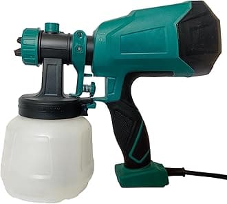 Paint Sprayer, 700W HVLP High Power Electric Spray Paint Gun with Adjustable Spray Width Knob, 40 Fl Oz Container, 4 Nozzles & 3 Patterns, Easy to Clean, for Furniture, House, Fence, Walls, Etc.