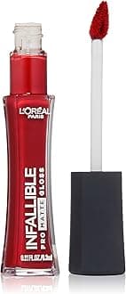 L'Oréal Paris Infallible Lip Pro Matte Gloss, Shanghai Scarlet, 0.21 fl. oz.