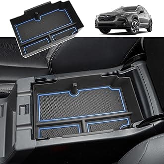 2024 2025 Crosstrek Accessories Center Console Organizer for Subaru Crosstrek (All Trims), Durable ABS Plastic Console Tray Insert 2024 Crosstrek&Impreza Sport Wilderness Accessories