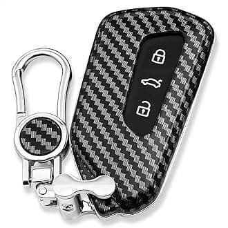 Key Fob Case Cover Compatible For VW Golf 8 MK8 ID3 Accessories Car Key Shell Chain Ring Protector