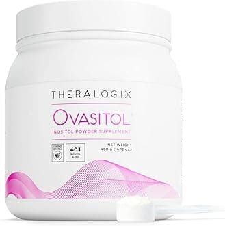 Theralogix Ovasitol Inositol Powder - 90-Day Supply - Myo-Inositol & D-Chiro Inositol for Hormone Balance & Ovarian Function Support* - NSF Certified - 400 g (180 Servings)