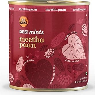 Meetha Paan Mouth fresheners, Desi Mints, Refreshing Mouthfreshener, Mukhwas (2 x 90g)