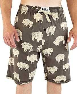 Pajama Shorts for Men, Men's Pajama Bottoms, Soft Shorts with Pockets, Sleepwear