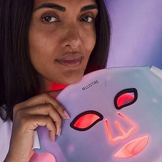 LUSTRE® ClearSkin Revive LED Mask - For Blemish Prone Skin | Red & Blue Light beauty therapy for Face