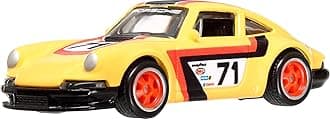 Hot Wheels Premium Car Culture Circuit Legends Toy Vehicle, 1:64 Scale Die-Cast '71 Porsche 911 for Collectors, Real Riders Tires, Metal/Metal Chassis