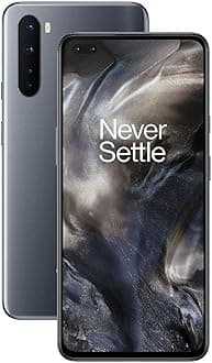 OnePlus AC2003 Nord (5G) SIM-Free Smartphone with Quad Camera, Dual SIM and 2 Years Warranty, Onyx Grey, 8 GB RAM 128 GB