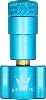 Peaty's CO2 Tyre Inflator Head Only - Unique Compact Straight Line Design for Maximum Airflow & Rapid Inflation, Presta Valve Compatible, Bike Pump for Mountain, Road & Gravel Bike Tyres