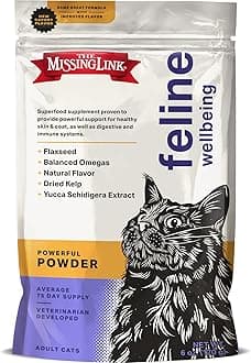 Missing Link ULTIMATE FELINE Omega 3 & 6 Nutritional Supplement for Cats 6 oz