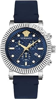 Versace V-Chrono Classic Collection Luxury Mens Watch Timepiece