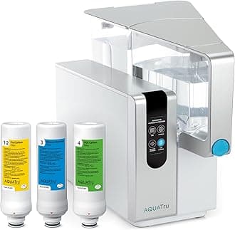 AquaTru Classic Countertop Water Filtration Purification System for PFAS & Other Contaminants with Exclusive Ultra Reverse Osmosis Technology (No Installation Required) | BPA Free (AquaTru Classic)