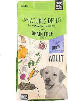 Natures Deli Dry Dog Food for Adult Dogs, Grain Free Natural Complete Hypoallergenic Food for Dogs, Suitable for All Breeds, Duck and Sweet Potato - 2 kg