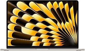 Apple 2025 MacBook Air 15-inch Laptop with M4 chip: Built for Apple Intelligence, 15.3-inch Liquid Retina Display, 16GB Unified Memory, 512GB SSD Storage, 12MP Center Stage Camera, Touch ID; Starlight