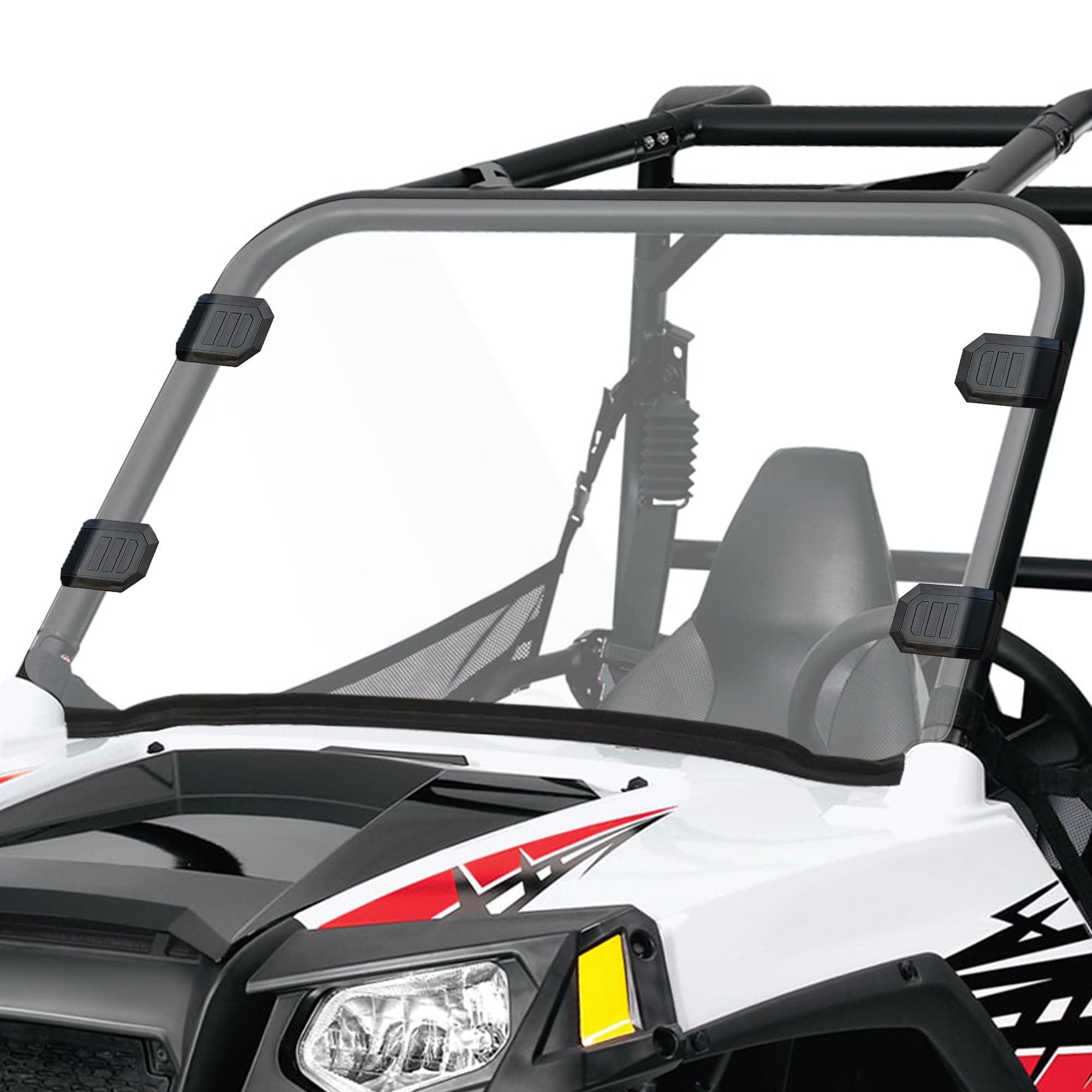 Suteck UTV Front Full Windshield, Clear Windshield Compatible with Polaris Razor 12-18 570, 08-14 800, 09-14 S 800, 10-14 4 800, 11-14 XP 900 & 12-14 XP 4 900