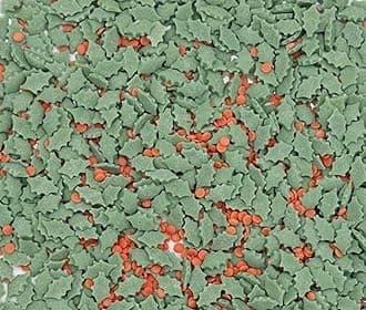 Cake N Bake Christmas Themed Edible Sprinkles (Holly, 35g)